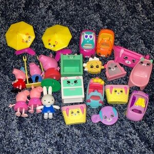 Colorful Kids Toy Set with Animals and Vehicles